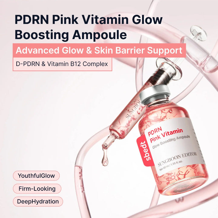 SUNGBOON EDITOR - PDRN Pink Vitamin Glow Boosting Ampoule