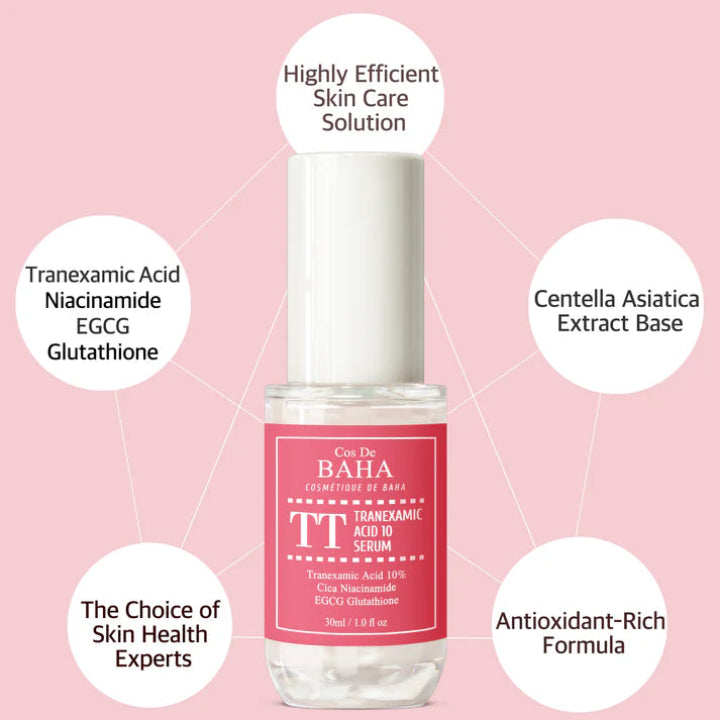 Cos De Baha Tranexamic Acid 10 Serum TT 30ml