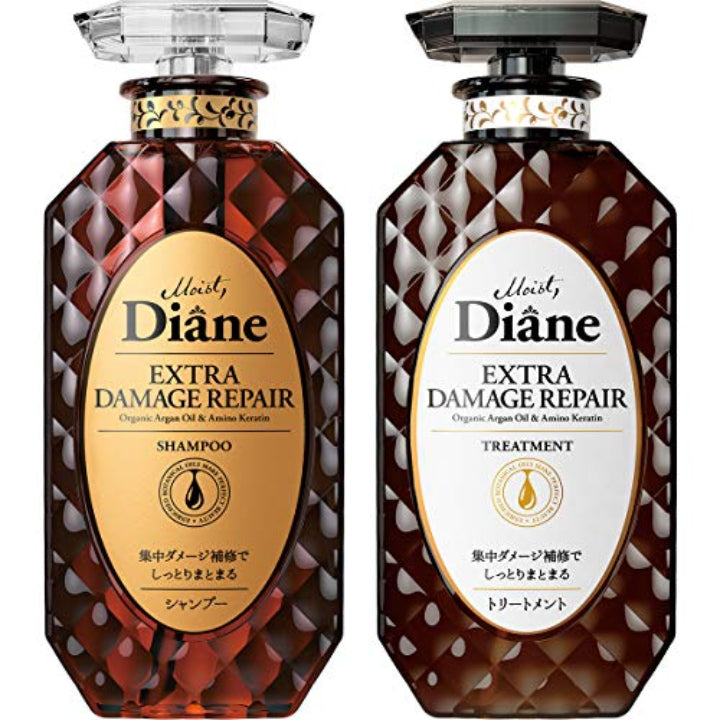 Moist Diane - Extra Damage Repair Shampoo & Treatment Set (450ML + 450ML)