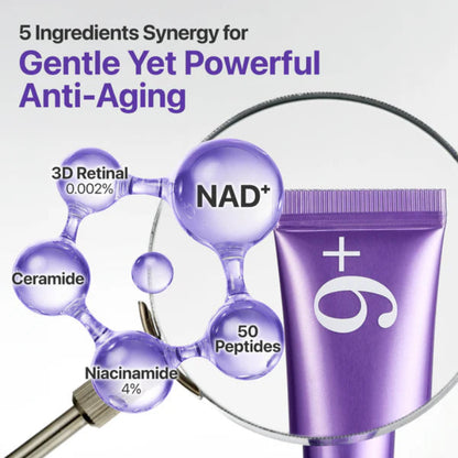 Numbuzin No.9 NAD+ Retinal Volumetox Eye Cream 20ml