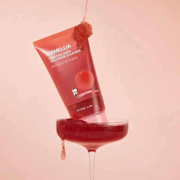 ROUND LAB Camellia Deep Collagen Jelly Mask Cleanser 150ml