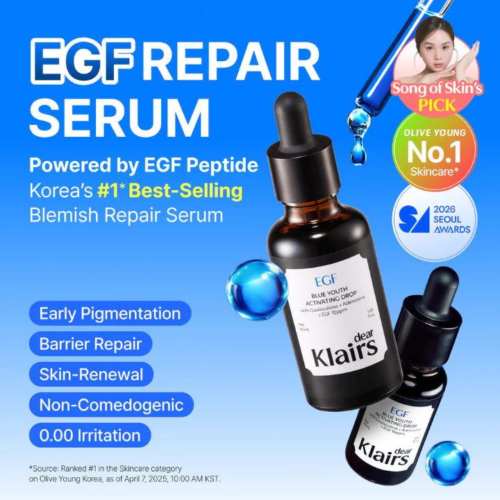 Dear Klairs Blue Youth Activating Drop (EGF 10ppm + FGF 10ppm) 50ml