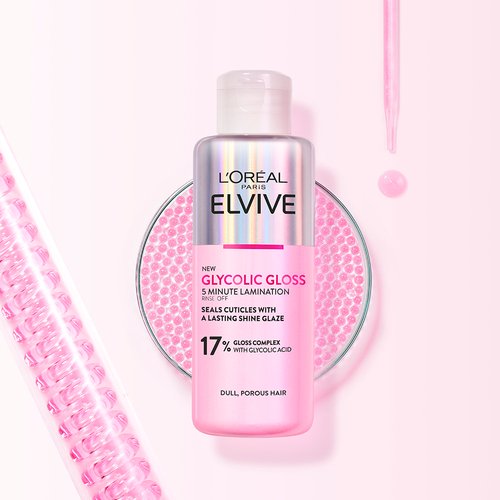 L'Oréal Paris Elvive Glycolic Gloss 5 Minute Lamination Treatment Glycolic Acid 200ml