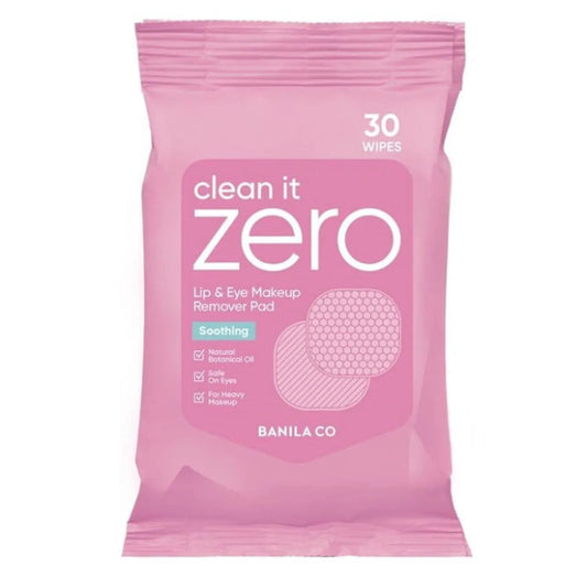BANILA CO - Clean It Zero Soothing Lip & Eye Remover Pad 30ea